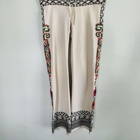 Lucky Brand Pants - Lucky Brand Embroidered Drawstring Sweat Pants